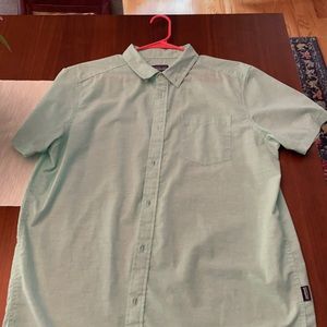 Patagonia short sleeved button down. organic cotton